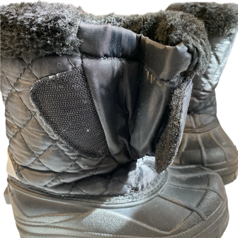 Kids Black Winter Snow Boots size 11